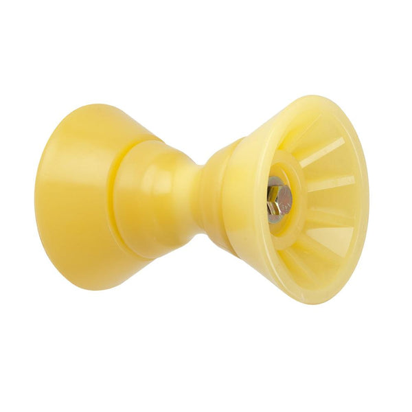 C.E. Smith 4" Bow Bell Roller Assembly - Yellow TPR [29301] - Essenbay Marine