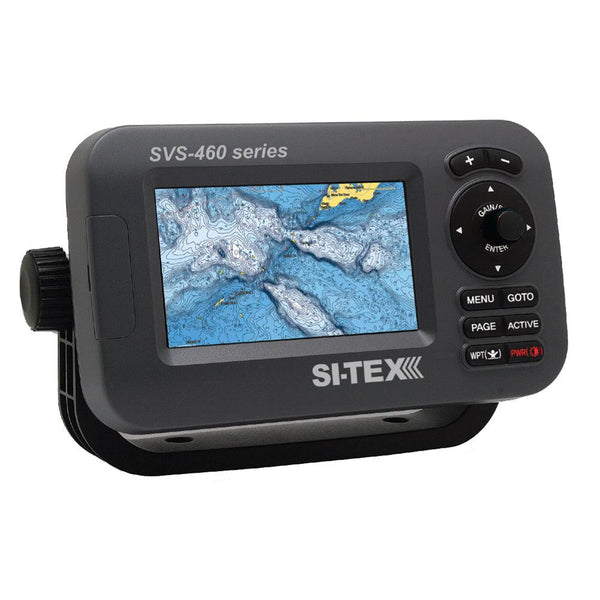 SI-TEX SVS-460C Chartplotter - 4.3" Color Screen w/Internal GPS and Navionics+ Flexible Coverage [SVS-460C] - Essenbay Marine