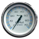 Faria Chesapeake White SS 4" Tachometer - 7000 RPM (Gas) (All Outboards) [33817] - Essenbay Marine