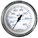 Faria Chesapeake White SS 4" Speedometer - 60MPH (Pitot) [33811] - Essenbay Marine