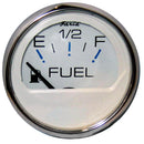 Faria Chesapeake White SS 2" Fuel Level Gauge (E-1/2-F) [13801] - Essenbay Marine