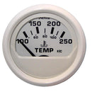Faria Dress White 2" Water Temperature Guage (100-250 DegreeF) [13110] - Essenbay Marine