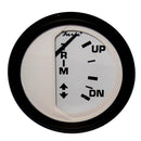 Faria Euro White 2" Trim Gauge f/ Mercury / Mariner /Mercruiser/Volvo DP/ Yamaha 01 and Newer [12916] - Essenbay Marine