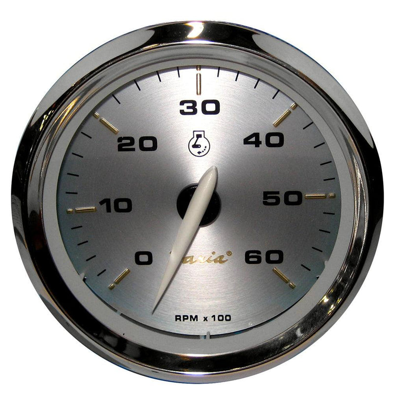 Faria Kronos 4" Tachometer - 6,000 RPM (Gas - Inboard & I/O) [39004] - Essenbay Marine