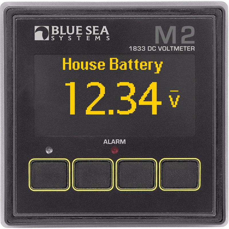 Blue Sea 1833 M2 DC Voltmeter [1833] - Essenbay Marine