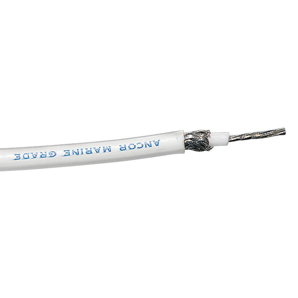 Ancor RG-213 White Tinned Coaxial Cable - 100' [151710] - Essenbay Marine
