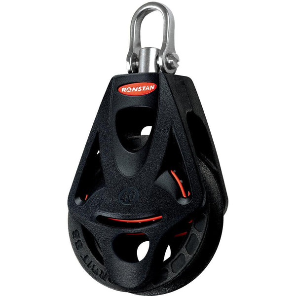 Ronstan Series 40 Ball Bearing Orbit Block - Single - Becket - Swivel Head [RF45110] - Essenbay Marine