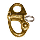 Ronstan Brass Snap Shackle - Fixed Bail - 59.3mm (2-5/16") Length [RF6002] - Essenbay Marine
