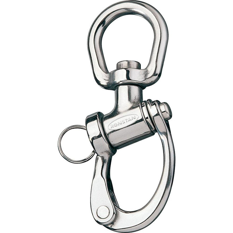 Ronstan Trunnion Snap Shackle - Large Swivel Bail - 122mm (4-3/4") Length [RF6321] - Essenbay Marine