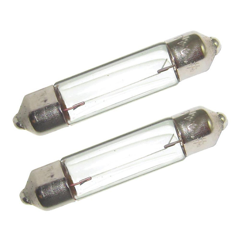 Perko Double Ended Festoon Bulbs - 12V, 10W, .74A - Pair [0070DP0CLR] - Essenbay Marine