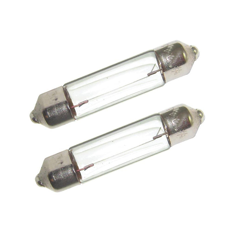 Perko Double Ended Festoon Bulbs - 12V, 10W, .80A - Pair [0071DP0CLR] - Essenbay Marine