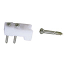Perko Door Catches - White Nylon/Stainless - Pair [0554DP] - Essenbay Marine