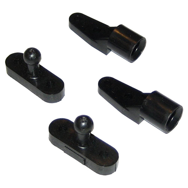 Perko Door Catches - Black Nylon - Pair [0559DP] - Essenbay Marine