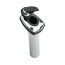 Perko Fishing Rod Holder - 65 Angled Flush Mount - Chrome Plated Zinc [1205DP0CHR] - Essenbay Marine