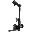RAM Mount Universal No-Drill RAM Pod HD Vehicle Mount w/Double Socket Arm & 2.5" Round Base (AMPS Hole Pattern) [RAM-316-HD-202U] - Essenbay Marine