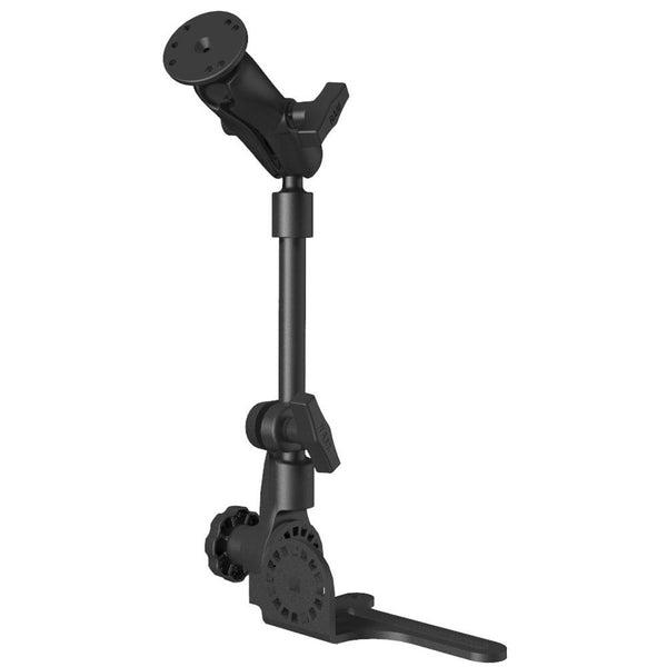 RAM Mount Universal No-Drill RAM Pod HD Vehicle Mount w/Double Socket Arm & 2.5" Round Base (AMPS Hole Pattern) [RAM-316-HD-202U] - Essenbay Marine