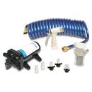 Shurflo by Pentair PRO WASHDOWN KIT II Ultimate - 12 VDC - 5.0 GPM - Includes Pump, Fittings, Nozzle, Strainer, 25 Hose [4358-153-E09] - Essenbay Marine
