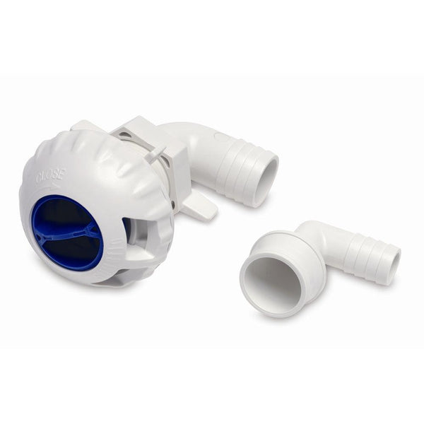 Shurflo by Pentair Livewell Fill Valve w/3/4"  1-1/8" Fittings [330-021] - Essenbay Marine