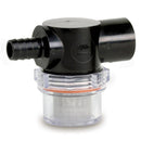 Shurflo by Pentair Twist-On Water Strainer - 1/2" Barb Inlet - Clear Bowl [255-323] - Essenbay Marine