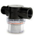 Shurflo by Pentair Twist-On Water Strainer - 1/2" Pipe Inlet - Clear Bowl [255-313] - Essenbay Marine