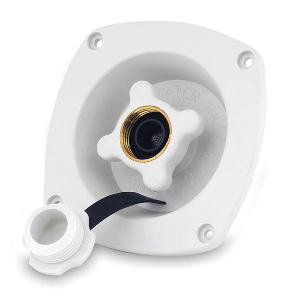 Shurflo by Pentair Pressure Reducing City Water Entry - Wall Mount - Gel White [183-029-18] - Essenbay Marine