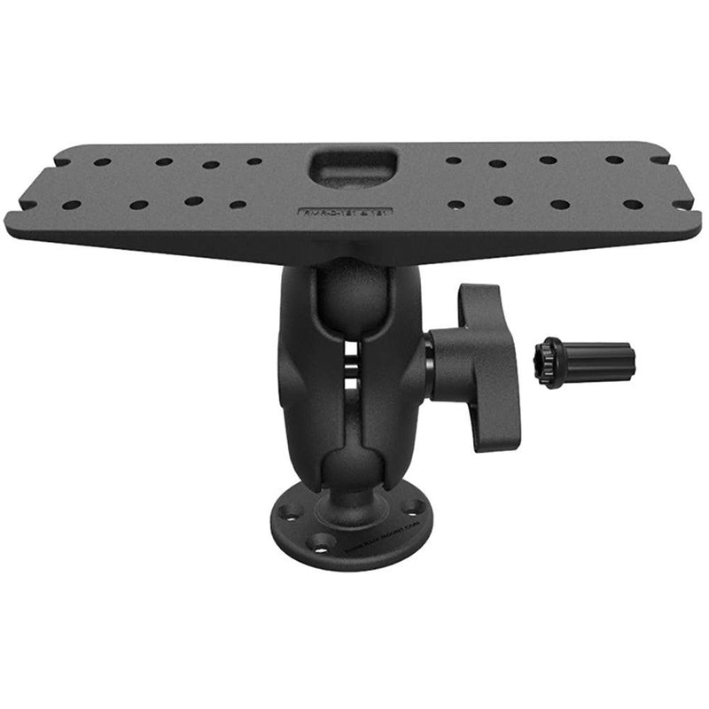 RAM Mount Heavy Duty Marine Electronics Mount w/Pin-Lock Security Kit Short Arm [RAM-S-D-111U-C] - Essenbay Marine