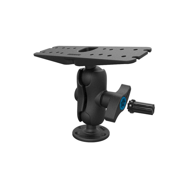 RAM Mount Heavy Duty Marine Electronics Mount w/Pin-Lock Security Kit Short Arm [RAM-S-D-111U-C] - Essenbay Marine