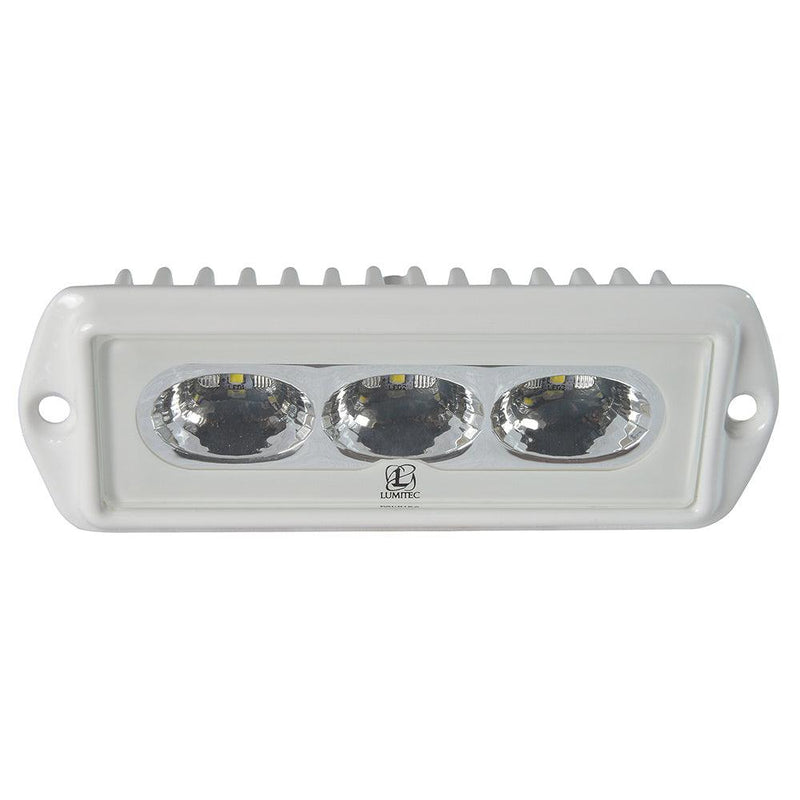 Lumitec CapriLT - LED Flood Light - White Finish - White Non-Dimming [101288] - Essenbay Marine