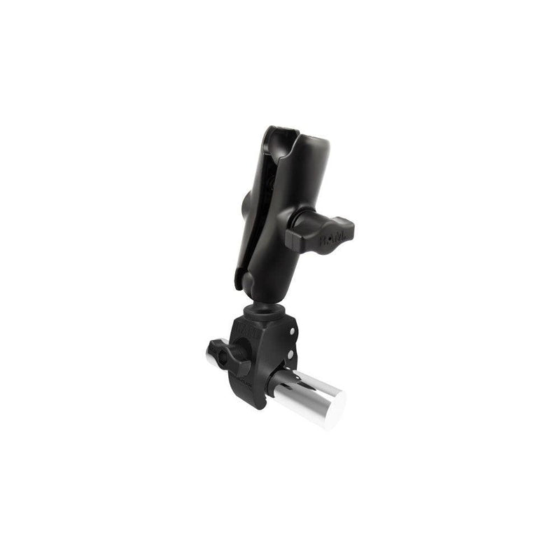 RAM Mount Small Tough-Claw Base w/ 1" Diameter Double Socket Arm [RAP-B-400-201U] - Essenbay Marine