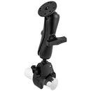 RAM Mount Large Tough-Claw Base w/Double Socket Arm & 1.5" Round Base Adapter [RAP-401-202U] - Essenbay Marine
