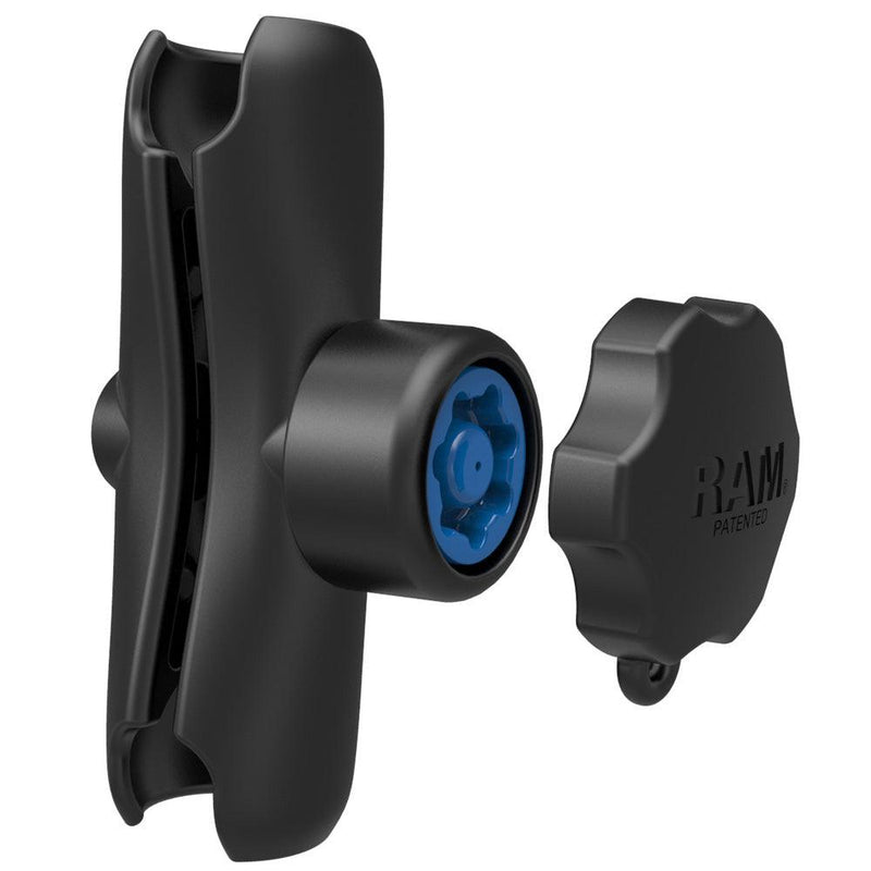 RAM Mount Double Socket Arm w/Pin-Lock Security Knob - 1.5" [RAM-201-SU] - Essenbay Marine