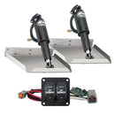 Lenco 12" x 12" Edge Mount Trim Tab Kit w/Double Rocker Switch Kit [15102-104] - Essenbay Marine