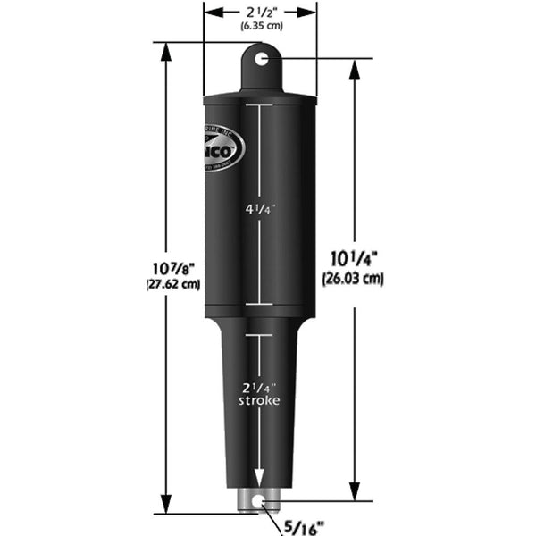 Lenco 12V 1-1/4" Stroke 5 Lobe Actuator - 5/16" - 3/8" [15122-001] - Essenbay Marine