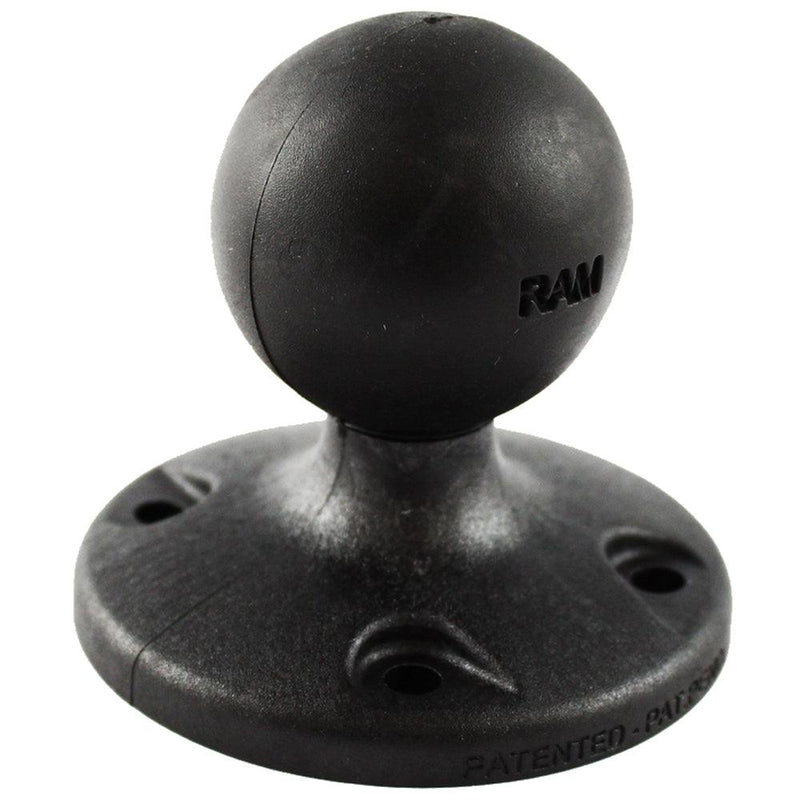 RAM Mount 2.5" Composite Round Base w/AMPS Hole Pattern & 1.5" Ball [RAP-202U] - Essenbay Marine