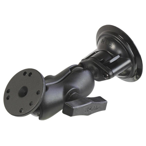 RAM Mount Suction Cup Mount w/Short Arm [RAM-166-B-202U] - Essenbay Marine