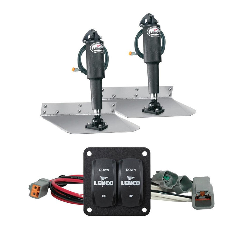 Lenco 9" x 12" Standard Trim Tab Kit w/Double Rocker Switch [15101-104] - Essenbay Marine