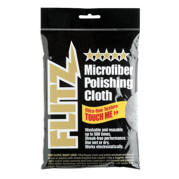 Flitz Microfiber Polishing Cloth - 16" x 16" - Single Bag [MC200] - Essenbay Marine