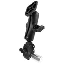 RAM Mount Tough-Claw Base w/Double Socket Arm & Diamond Base Adapter [RAP-B-400-238U] - Essenbay Marine