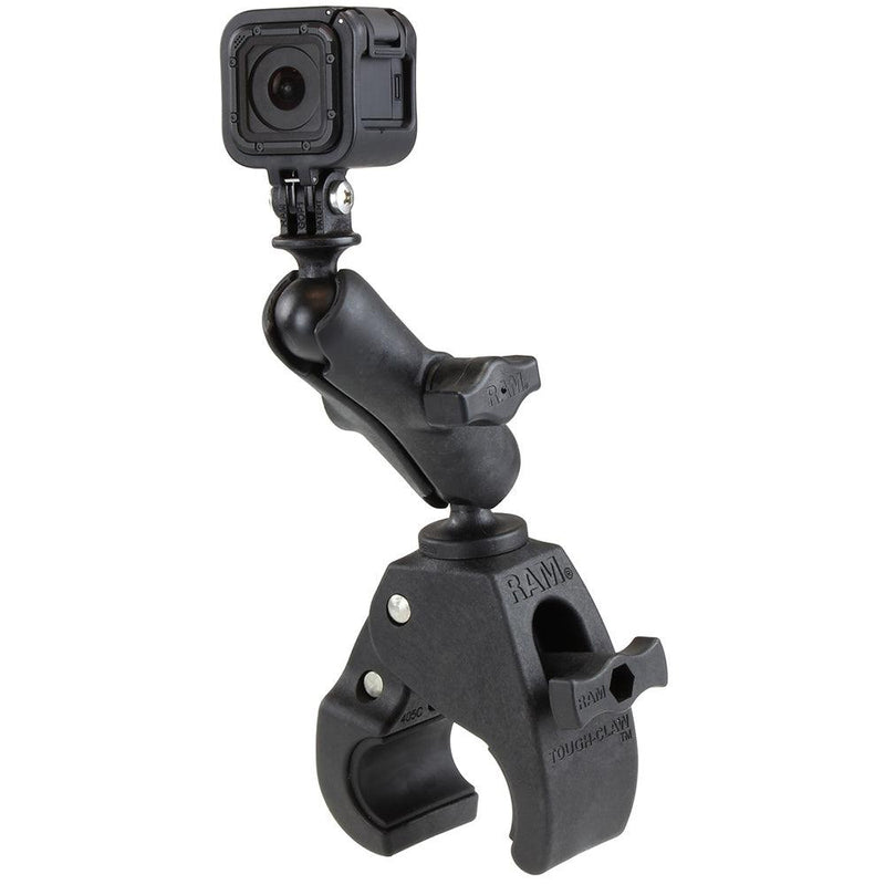 RAM Mount Medium Tough-Claw Mount w/Custom GoPro Hero Adapter [RAP-B-404-GOP1U] - Essenbay Marine