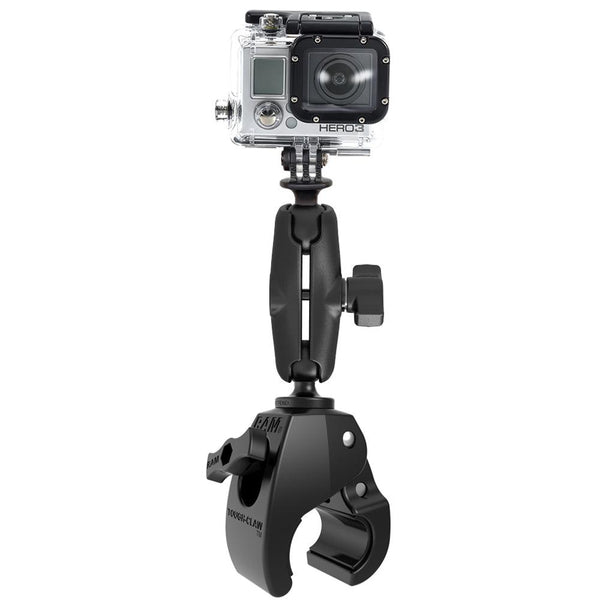 RAM Mount Medium Tough-Claw Mount w/Custom GoPro Hero Adapter [RAP-B-404-GOP1U] - Essenbay Marine