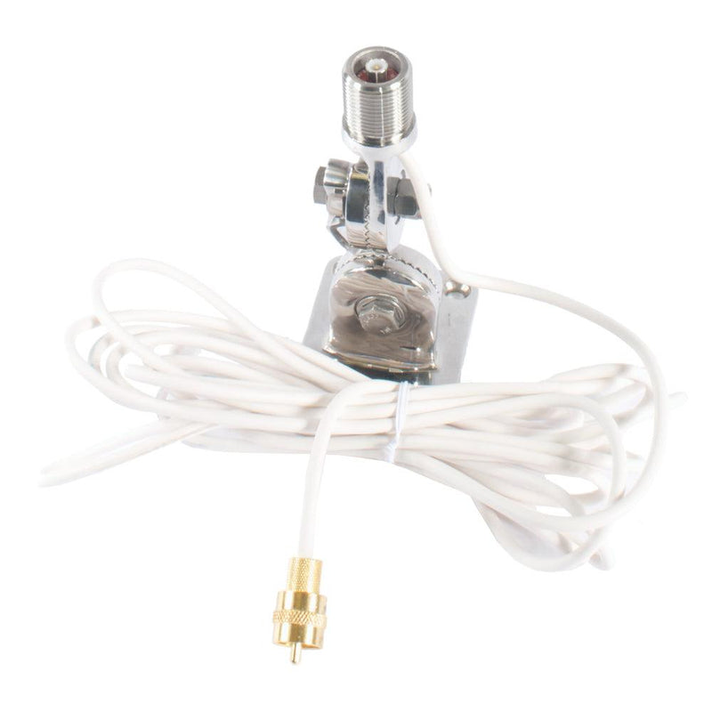 Shakespeare Quick Connect SS Mount w/Cable f/Quick Connect Antenna [QCM-S] - Essenbay Marine