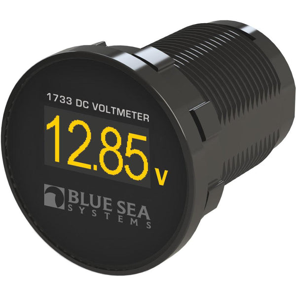 Blue Sea 1733 Mini OLED DC Voltmeter [1733] - Essenbay Marine
