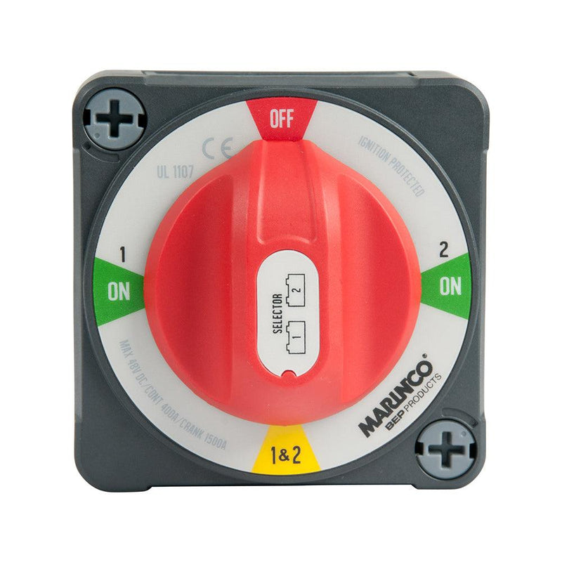 BEP Pro Installer 400A EZ-Mount Battery Selector Switch (1-2-Both-Off) [771-S-EZ] - Essenbay Marine