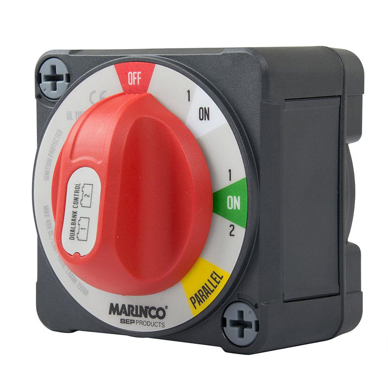 BEP Pro Installer 400a EZ-Mount Dual Bank Control Battery Switch - MC10 [772-DBC-EZ] - Essenbay Marine