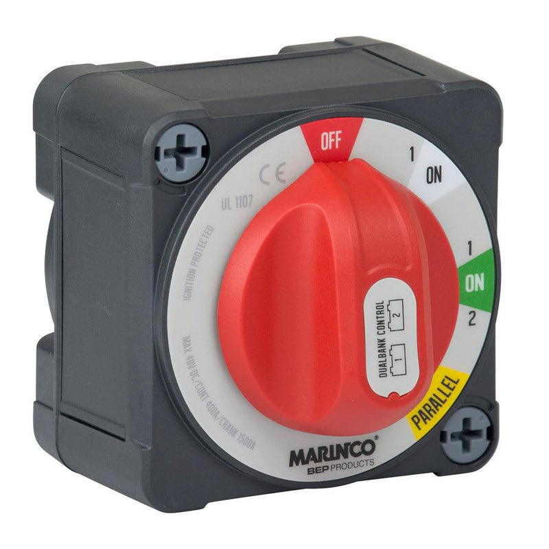 BEP Pro Installer 400a EZ-Mount Dual Bank Control Battery Switch - MC10 [772-DBC-EZ] - Essenbay Marine