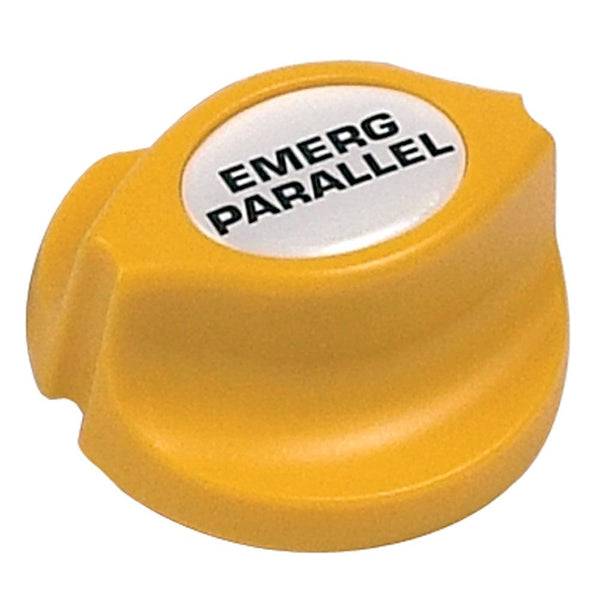 BEP Emergency Parallel Battery Knob - Yellow - Easy Fit [701-KEY-EP] - Essenbay Marine