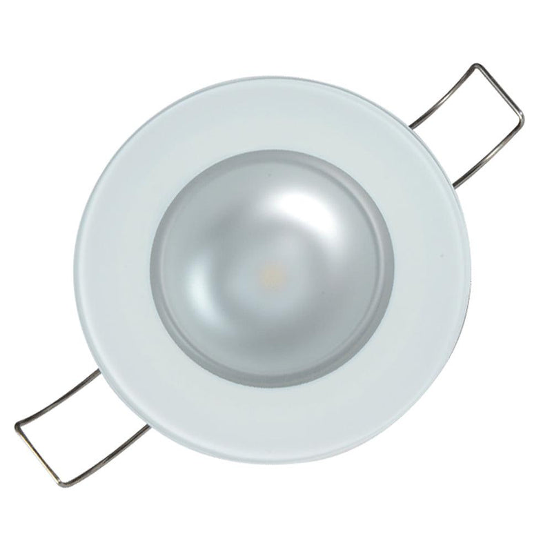 Lumitec Mirage Flush Mount Down Light Spectrum RGBW - Glass Bezel [113197] - Essenbay Marine