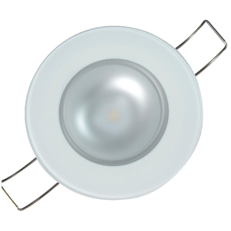 Lumitec Mirage Flush Mount Down Light Spectrum RGBW - Glass Bezel [113197] - Essenbay Marine