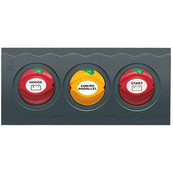 BEP Contour Connect 3 Battery Switch Panel w/3 Disconnects [CC-810] - Essenbay Marine