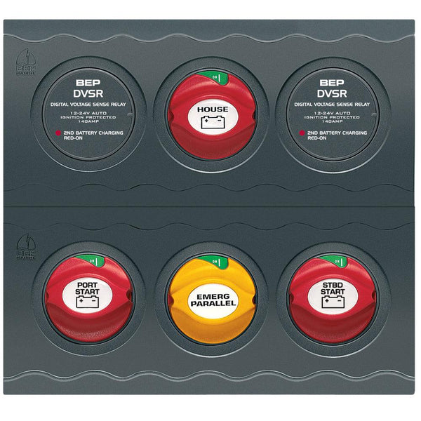 BEP Battery Management Contour Connect Panel f/Twin Engines w/VSR's [CC-803N] - Essenbay Marine